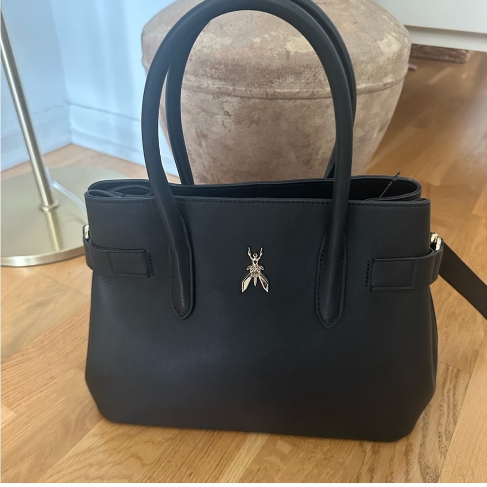 Patrizia Pepe Black Satchel Bag